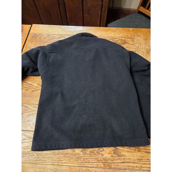 Patagonia Men's Synchilla black zip up fleece jacket sz Medium - Picture 4 of 4